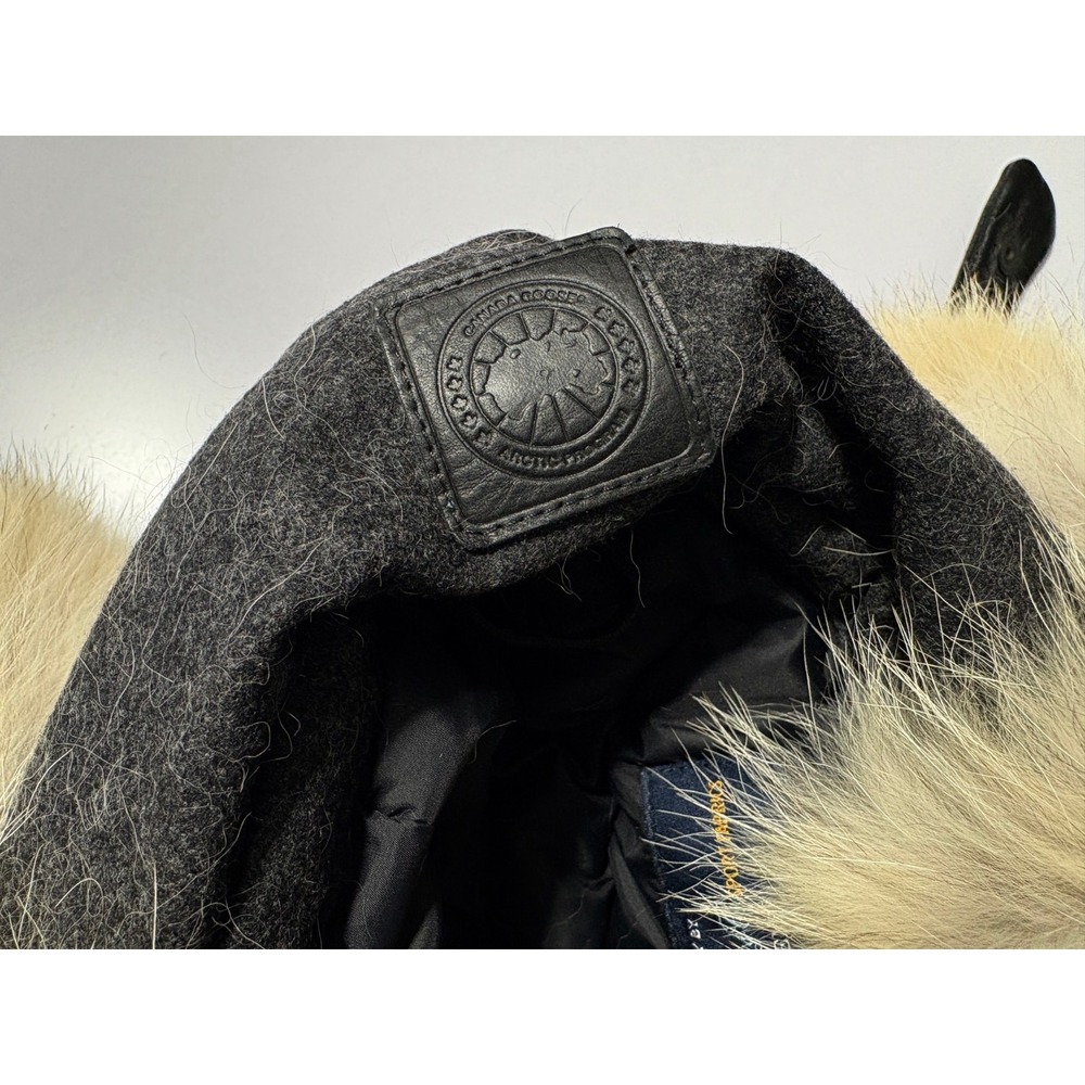 Canada Goose LORO PIANA Pilot Aviator Hat Down Fill Air Canada Size L/XL - Picture 10 of 16